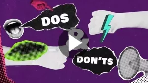 Symbolbild "Dos & Don'ts" im Supermarkt