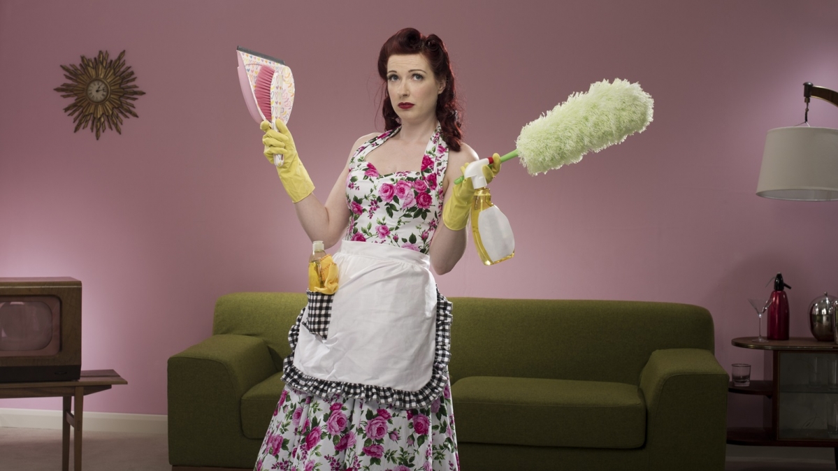 Symbolbild Retro-Hausfrau