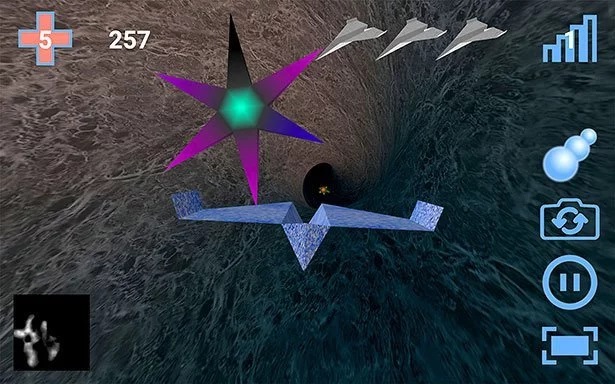 Screenshot of a computer game for training artificial intelligence