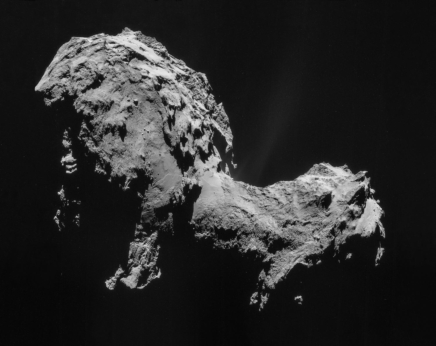 Comet 67P / Churyumov-Gerasimenko, f19.  September 2014