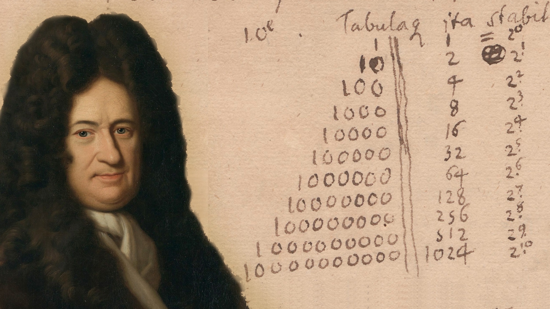 Symbolbild Gottfried Wilhelm Leibniz als Mathematiker