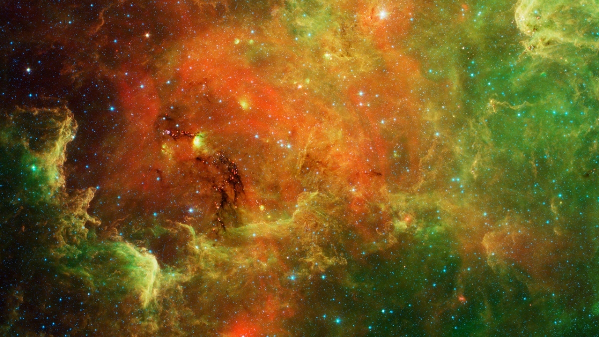 Infrarotaufnahme des North America Nebula