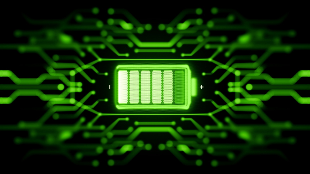 Symboldbild Grüne Batterien
