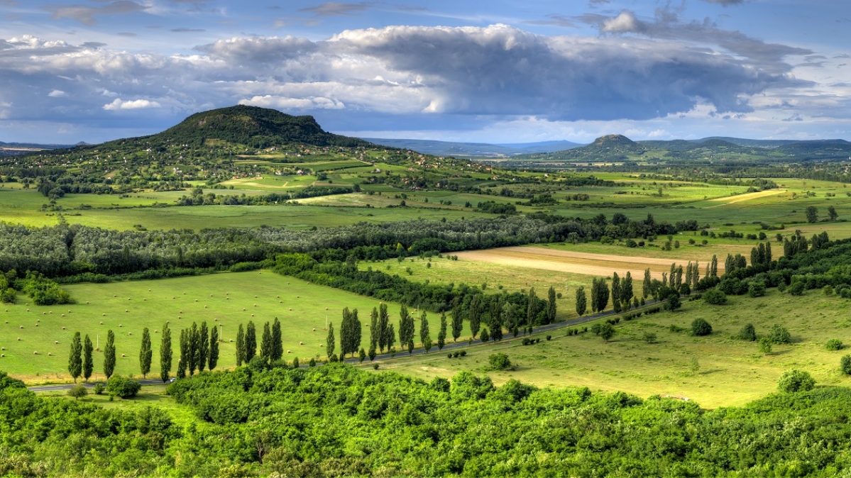Ungarische Landschaft in der Nähe des Balaton