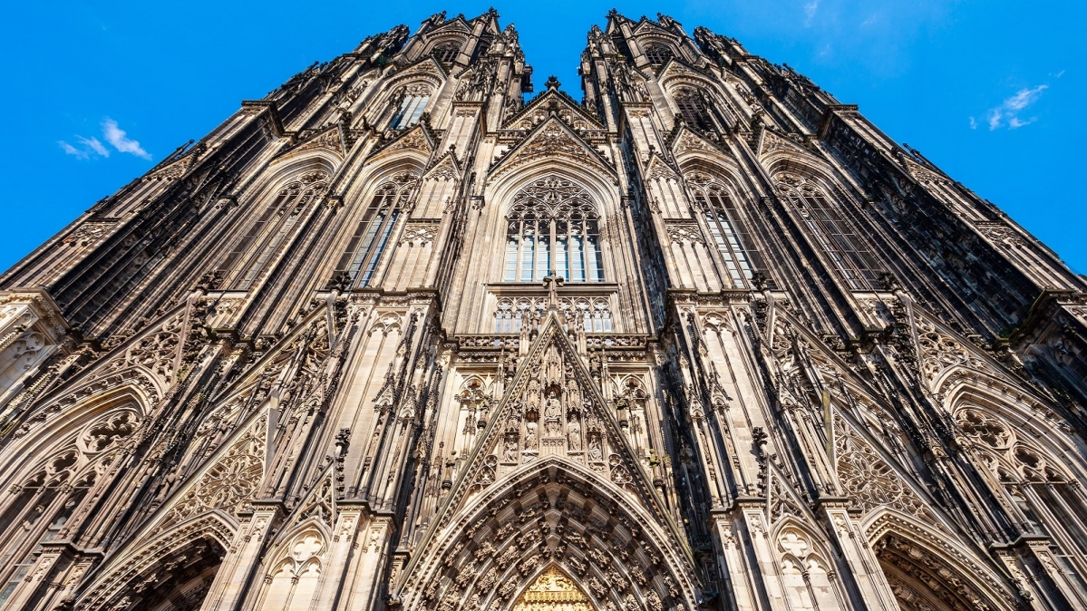 Westfassade des Kölner Doms, Aufsicht