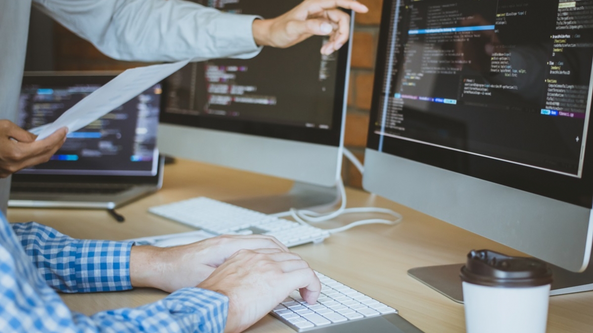 Symbolbild Bildschirmarbeitsplatz