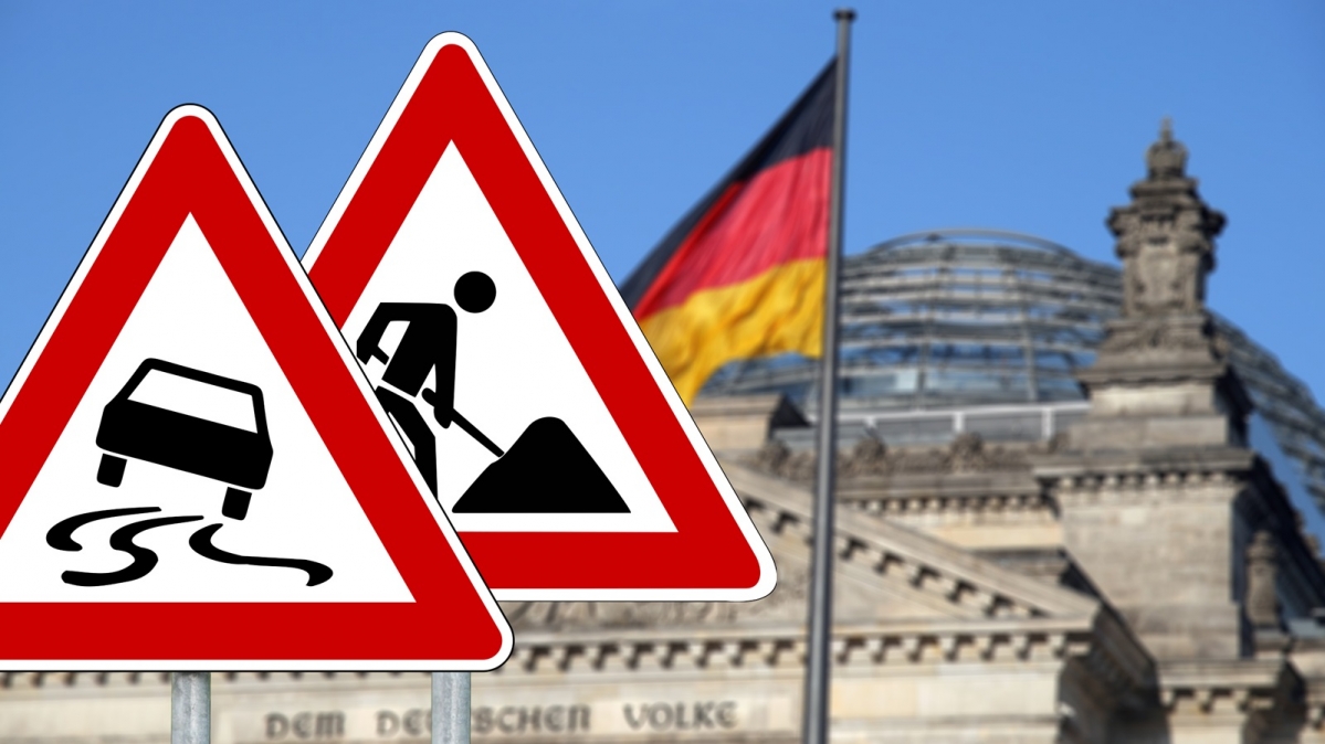 Parlamentsgebäude (alter Reichstag) in Berlin