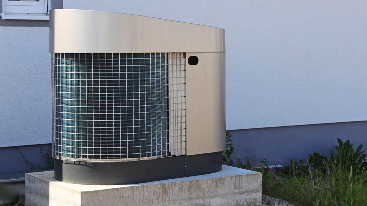 Kompressionswärempumpe für die Außenaufstellung