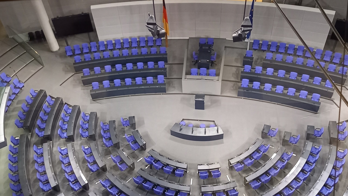 Sitzordnung im Deutschen Bundestag bis Januar 2022