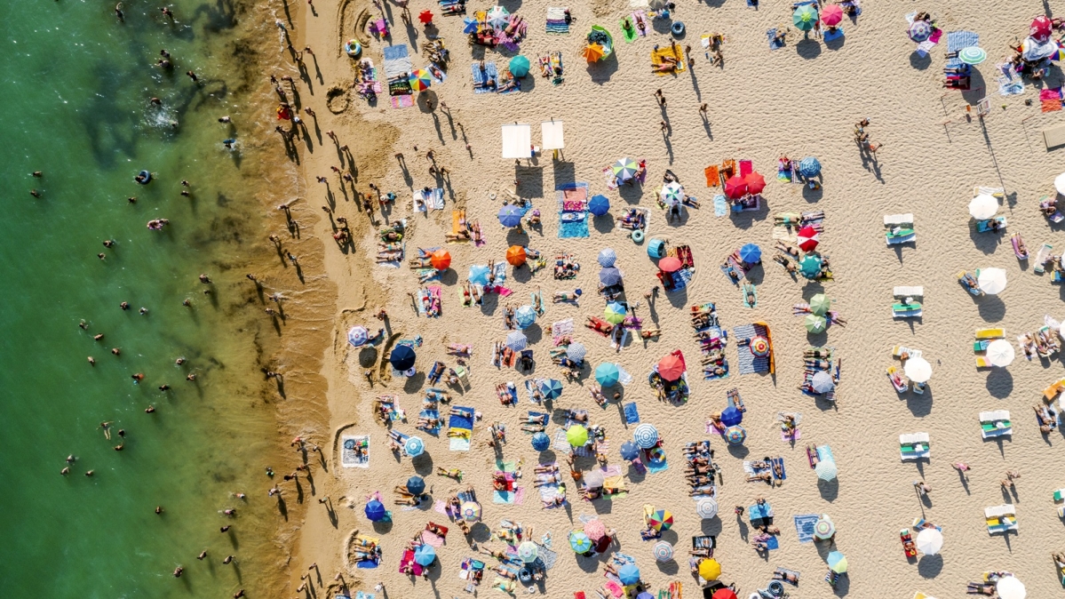 Praia da Rocha von Portimão an der Algarve