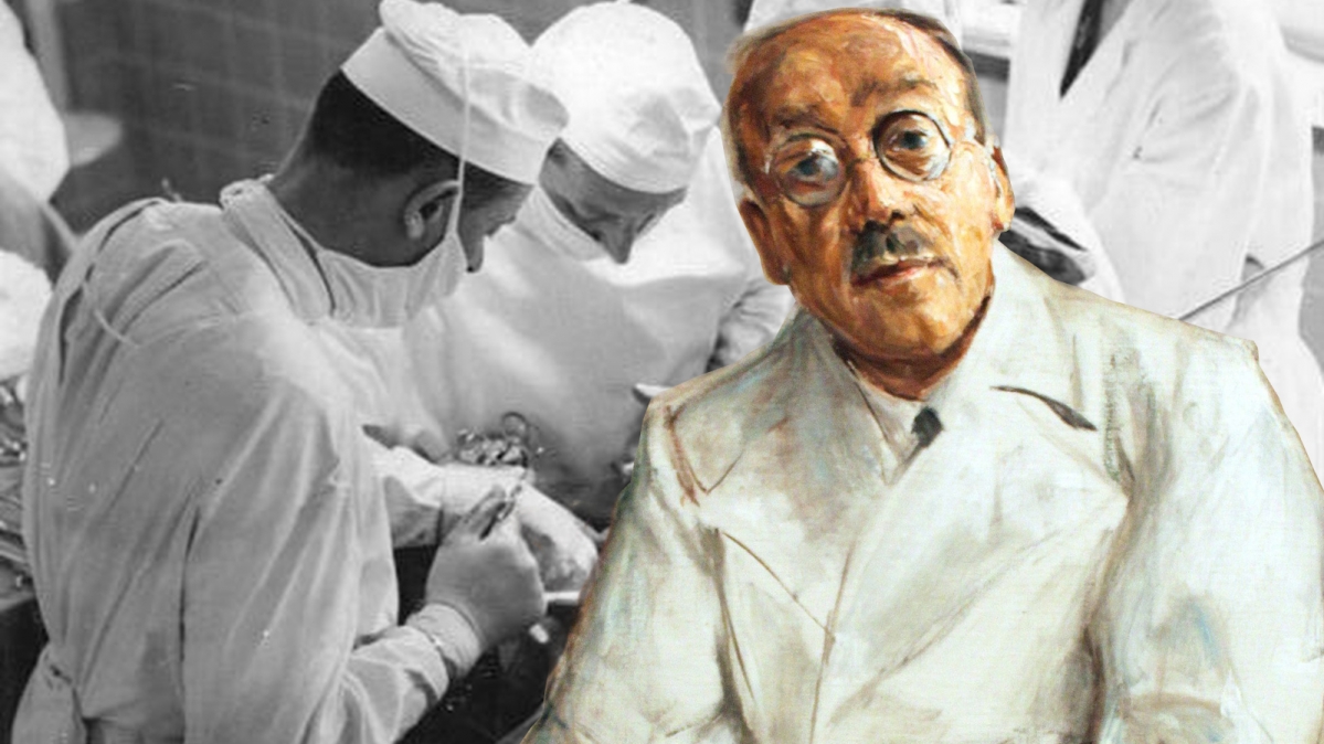 Symbolbild Ferdinand Sauerbruch, freigestelltes Prortät von Max Liebermann Der Chirurg (1932)