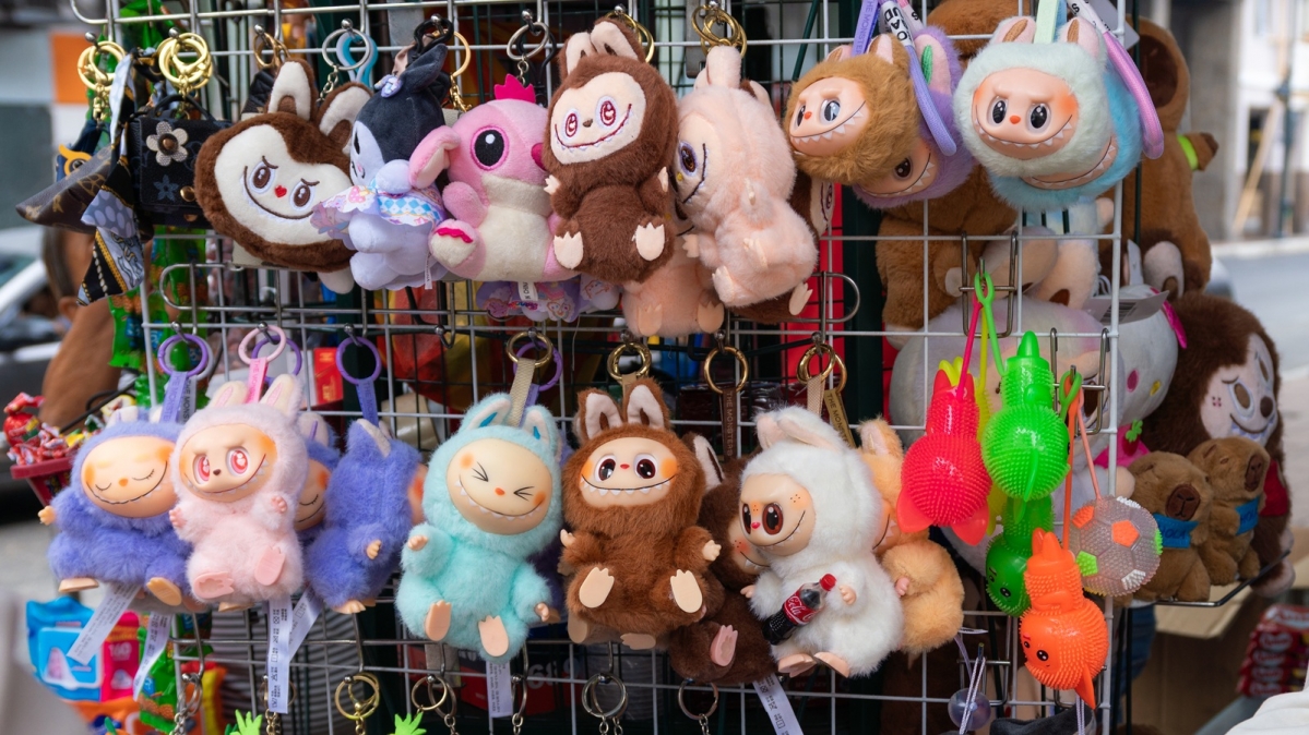 Schlüsselanhänger in Labubu-Form