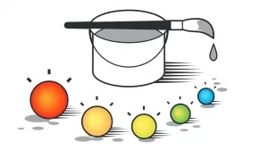 Symbolbild Quantenpunkte bringe Farbe in die Quantenwelt