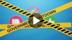 Symbolbild Government Shutdown in den USA