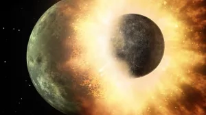 Theia-Erde-Kollision