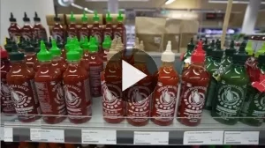 Soßenregal im Asia-Markt