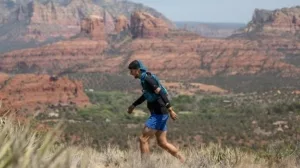 Foto von Joe McConaughey beim Cocodona 250 Ultramarathon 2022