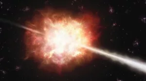 Gammastrahlen, Gammablitz