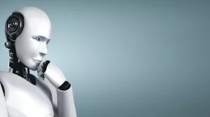 Roboter, denkend, AI