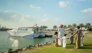 Arabische Familie in Dubai