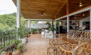 Überdachte Terrasse