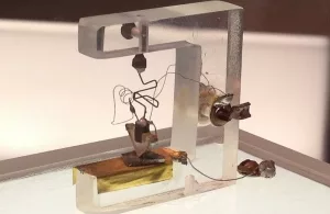 Erster Transistor von 1947, Bell Labs Murray Hill 