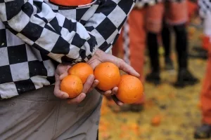 Orangenschlacht in Ivrea