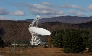 Robert-C. Byrd-Green-Bank-Teleskop des Green-Bank-Observatoriums, West Virginia