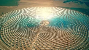 Solarthermisches Kraftwerk Gemasolarin in  Andalusien nahe der Stadt Villanueva