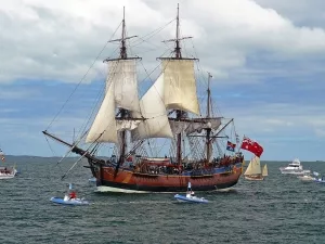 Nachbau der HMS "Endeavour" von Freemantle