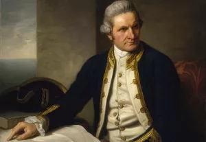 Porträt James Cook von Nathaniel Dance-Holland, um 1775