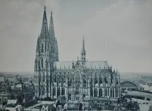 Kölner Dom nach der Fertigstellung.