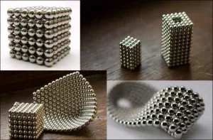 Magnet-Würfel mit 216 Magnetkugeln