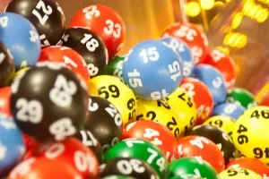 Farbige Lottokugeln