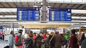 Auskunft am Münchner Hauptbahnhof