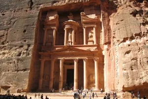 Khazne al-Firaun in Petra, Jordanien