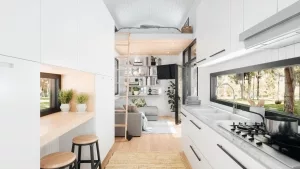 Inneres enes moderne Tiny Houses