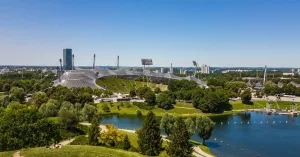 Blick über den Olympiapark in München