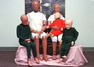 Fünfköpfige Dummy-Familie 