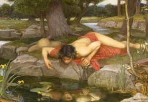 Echo und Narziss, John William Waterhouse (1903)