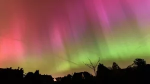 Polarlichter in der Nähe von Leipzig, 11.05.2024, 00:16h MESZ/CEST,