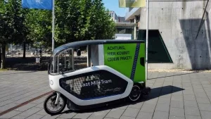 Lastenrad des Forschungsprojekts LastMileTram
