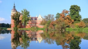 Neues Schloss im Fürst-Pückler-Park zu Muskau