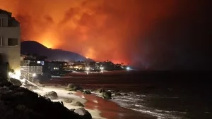 Waldbrand in Pacific Palisades, 2025
