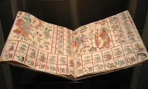 Faksimile des Codex Borbonicus im Besitz der Bibliothèque de l'Assemblée Nationale, Paris