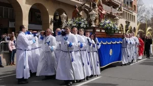 Procesión de la Borriquilla ("Little Donkey procession") am Palmsonntag,  Logroño, Spain 