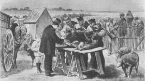  Louis Pasteur Schafimpfung in Pauly-le-Fort, 31.Mai.1881