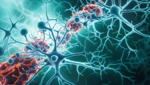Neuronen und Mikroglia