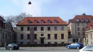 Altes Niels-Bohr-Institut am Blegdamsvej in Kopenhagen