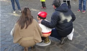 Caganer auf der Fira de l'Avet d'Espinelves